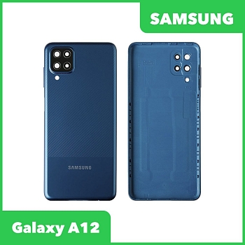 Задняя крышка для Samsung Galaxy A12 SM-A125 (синий)