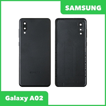 Задняя крышка для Samsung Galaxy A02 SM-A022 (черный)