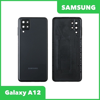 Задняя крышка для Samsung Galaxy A12 SM-A125 (черный)