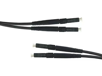 Патч-корд оптический TopLan, дуплексный, волокно OM3 многомодовое 50/125, LC/PC - SC/PC, 3 метра, цвет черный