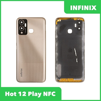Задняя крышка для Infinix Hot 12 Play NFC (X6816D) (золотистый)