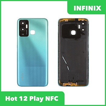 Задняя крышка для Infinix Hot 12 Play NFC (X6816D) (зеленый)