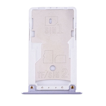 Держатель SIM Xiaomi Redmi Note 4, Note 4X (серый)