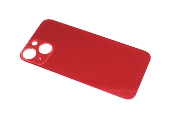 Задняя крышка (стекло) для Apple iPhone 13 Mini красная