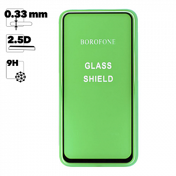 Защитное стекло Borofone E. S. F. S. S. T. G. 2.5D для Huawei Honor 9C 0.33 мм, черное