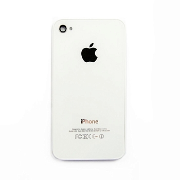 Задняя крышка корпуса для Apple iPhone 4, с кристаллом, белая