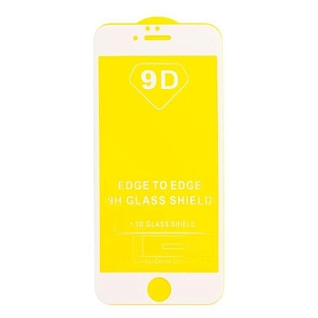 Защитное стекло 5D, 9D, 10D для Apple iPhone 7, iPhone 8, белый (без упаковки)