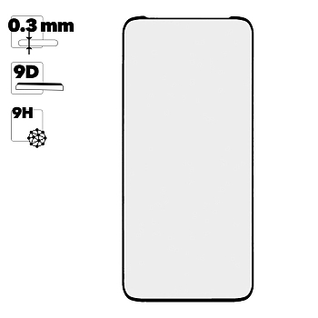 Защитное стекло для Huawei Honor 9C Edge To Edge 9H Glass Shield 9D 0, 3 мм (желтая подложка)