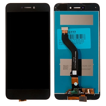 Дисплей для Huawei Honor 8 Lite в сборе с тачскрином, черный