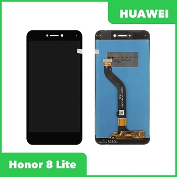 LCD Дисплей для Huawei Honor 8 Lite с тачскрином, черный (оригинал)