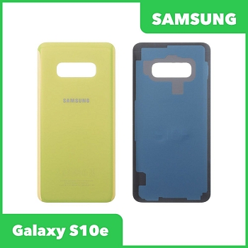 Задняя крышка для Samsung Galaxy S10e SM-G970 (желтый)