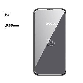 Защитное стекло HOCO A31 для Apple iPhone 13 mini, 3D, прозрачное, глянцевое, 0.33мм