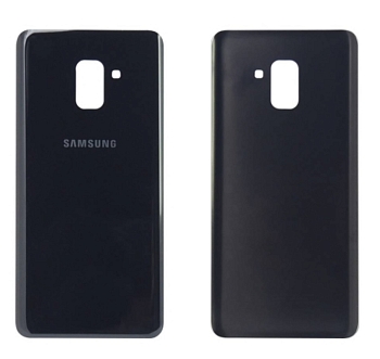 Задняя крышка Samsung A730F (A8 Plus 2018) черная