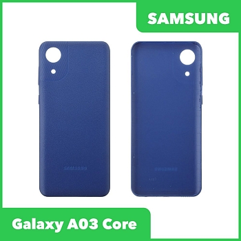 Задняя крышка для Samsung Galaxy A03 Core SM-A032 (синий)